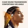 thumbnail image 6 of QTOCIO Wireless Bluetooth Headphones, Bluetooth 5.3 Earbuds Ear Hanging Type Non In Ear Long Range Bluetooth Wireless Earphones, White, 6 of 8