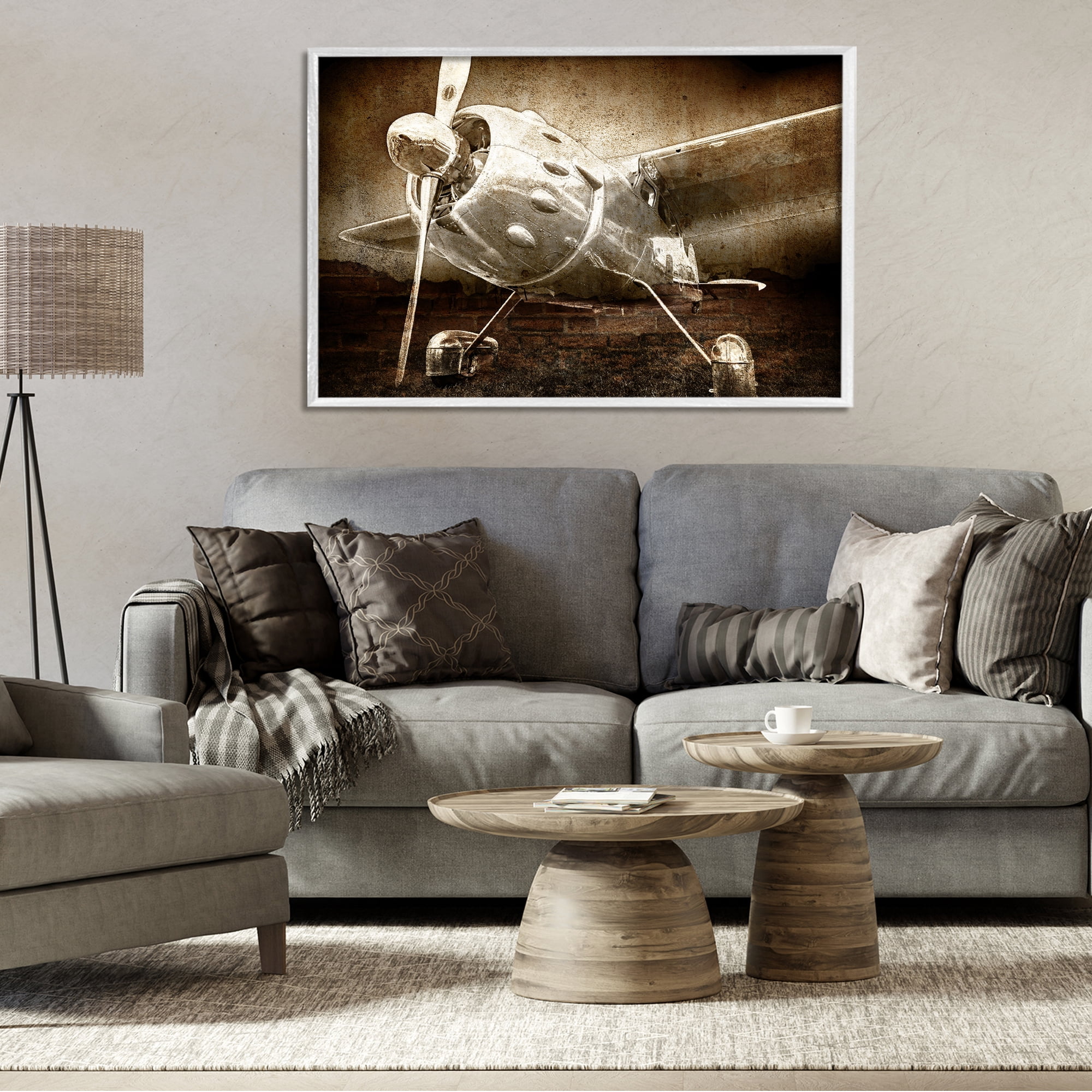 Stupell Industries Taking Flight Vintage White Framed Giclee Art, design by Kim Allen