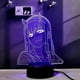 thumbnail image 1 of Zero Two Lamp 3d Illusion Led Anime Table Lamp Rgb 16 Colors, 1 of 4
