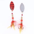 thumbnail image 4 of 5 × Señuelos de Pesca Coloridos Spinnerbait Jigs Señuelos para Pescar Lubina y Lucio si, 4 of 8