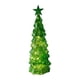 thumbnail image 1 of Figura de de Navidad de cristal, adorno navideño, artesanía artística con luz, decoración navideña, lámpara de noche para repisa del S, 1 of 8