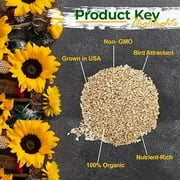 Old Potters Wildlife Sunflower Hearts & Chips, Attracts Birds & Wildlife, Organic Raw NON GMO, USA Grown, Small Farm