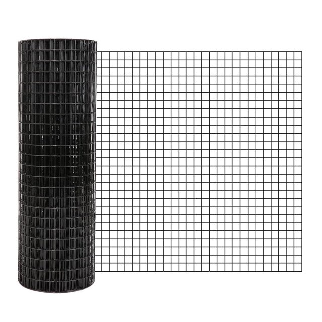 Hardware Cloth Chicken Wire – 19GA Galvanized Welded Wire Mesh Roll, 1/2 Inch x 1/2 Inch Square Mesh for Poultry Netting, Chicken Coop, Rabbit Fencing