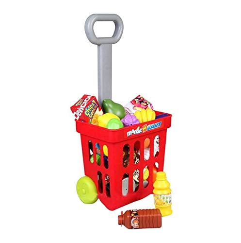 supermarket and trolley playset