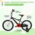 thumbnail image 4 of Anlibatt Kids Bike Boy Bicycle 16 inch for Children Age 4-6 Years Old Height 38-48 in Toddler Cycling Dual Hand Brakes Black Sport Outdoor Bikes, 4 of 8