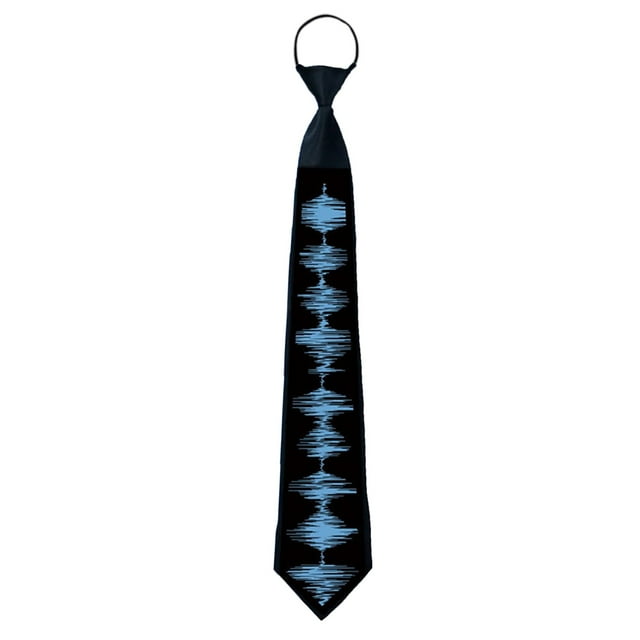 Accessoire de Cravate Lumineux avec Contrôle Son pour Fêtes et Bars Article Musical Réactif pour Événements