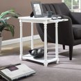 thumbnail image 5 of Convenience Concepts Table d'Appoint de Canapé en Bois Regent de Style Campagnard Français, Blanc, 5 of 5