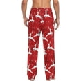 thumbnail image 2 of HPINK-T Xmas Reindeer Pajama Pants for Men Pajama Bottoms Mens Pjs Sleep Lounge Pants with Pockets, 2 of 7