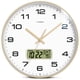 thumbnail image 1 of Reloj de pared TIMESS de 10 cm, no hace tictac, silencioso y con calendario perpetuo, 1 of 5