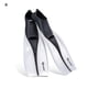 thumbnail image 1 of Diving Fins Full Foot Pocket Swimming Flippers Open Toe Snorkeling Swim Fins No Straps New, 1 of 2