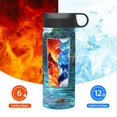 thumbnail image 6 of Goofa Tropical Paradise Window View for Insulated Kettle 18oz Water Bottle Insulated Tumbler with Handle & Flip Straw - Fits in Cup Holder, Leak Resistant Tumbler, 6 of 8