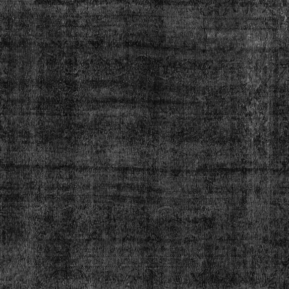Ahgly Company Indoor Square Abstract Gray Modern Area Rugs, 5' Square