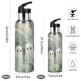 thumbnail image 2 of Yayeee 20oz Insulated Water Bottle Double Wall Stainless Steel with Flip Straw Lid, Ghosts Playing in A Garden, 2 of 7