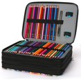 thumbnail image 4 of GHSDFBB Twill Fabric Pencil Case with Zipper Closure, Black Flower, 200 Count, 4 of 6