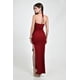 thumbnail image 3 of Vestido largo con abertura Roman Fashion /Juvenil, 8727 (Vino) vino G, 3 of 6