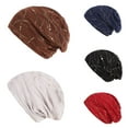 thumbnail image 3 of Women Lace Slouchy Beanie Hip-Hop Soft Lightweight Running Beanie Adult Dwarf Hats Chemo Cap, 3 of 8