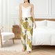 thumbnail image 4 of Fotbe Cartoon Honey Pot Bee Sunflower Pantalones de Pijama para Mujer, Pantalones de Dormir, Pantalones Pj con Cordón y Bolsillos-Medium, 4 of 6