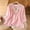 Pink, variant on Lpmadey Boho Tops for Women Retro 3/4 Sleeve Embroidered Flowy Lightweight Cotton Linen Top Peasant Blouse