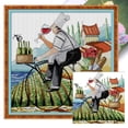 thumbnail image 1 of Hilo Algodón Bordado Punto Cruz Con 14CT Sabor A Vida 43x41cm, 1 of 9