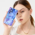 thumbnail image 7 of CASEFIV for Samsung Galaxy S24 Ultra Case with Built-in Camera Protector,Full Body Shockproof Protection 3 in 1 Heavy Duty Slim Thin Anti-Scratch Marble Cover Case,Light Purple, 7 of 7