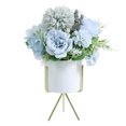 thumbnail image 3 of Yonrjhukm Simulated Bouquet of Home Decoration Flowers, Silk Cloth Roses with Dahlias & Hydrangeas for Wedding, Home, and Garden Decor, Realistic Artificial Flower Arrangement, 3 of 3