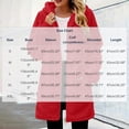 thumbnail image 3 of QIYAGBSA Sherpa Fleece Jackets for Women Hooded Full Zip Fuzzy Plush Long Sleeve Mid Length Coats with Patch Pockets Fall Winter Warm Outerwear, 3 of 9