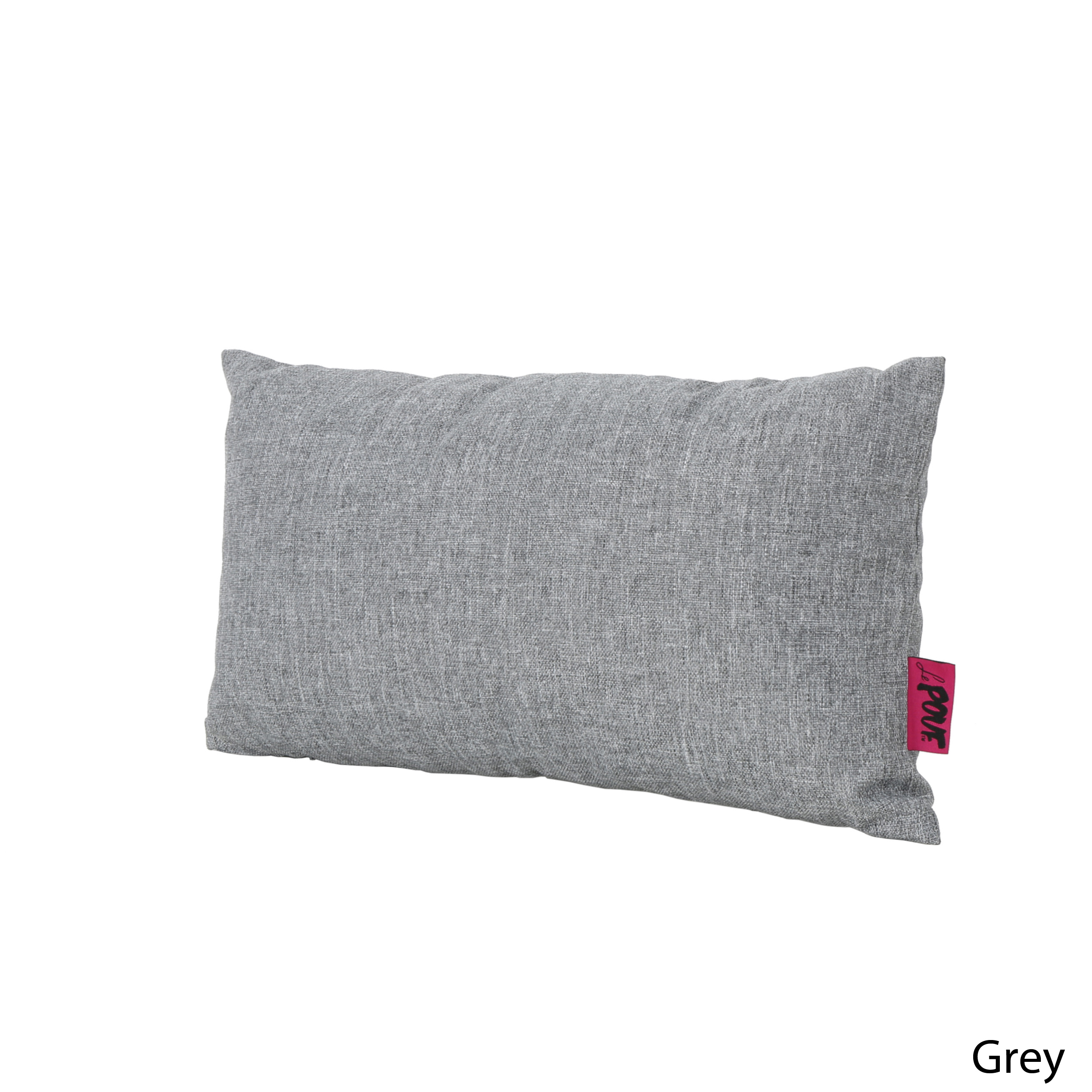 Noble House Coronado 18.5x11.5" Outdoor Fabric Throw Pillow in Gray - image 2 of 11