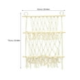 thumbnail image 2 of GARVALON Hanging Toy Storage Book Holder for Kids White Iron Cotton Rope with Multi-function Storage 1Set, 2 of 5