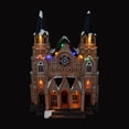 thumbnail image 7 of Christmas Village Cathedral Lighted Musical Snow Village Collectible Building Perfect Addition to Your Christmas Indoor Decorations & Holiday Displays, 7 of 7