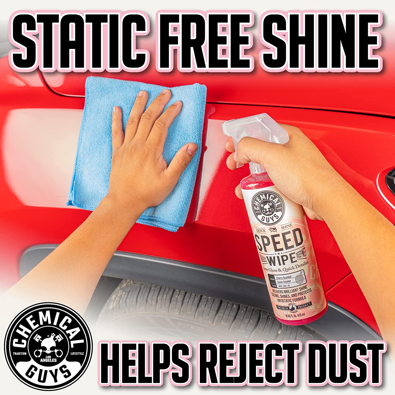 Chemical Guys Speed Wipe Quick Detailer, Cherry Scent, 16 oz photo 3