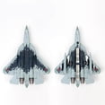 thumbnail image 4 of Modèle d'Avion de Chasse en Métal 1/72 SU57 T50 avec Support Poids Net 0.7kg, 4 of 9