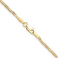 thumbnail image 6 of Auriga Fine Jewelry 14K Tri-Color Gold 2.0 mm Pav‚ Valentino Chain Necklace for Women 22", 6 of 7