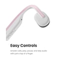 thumbnail image 5 of SHOKZ OpenMove - Open-Ear Bluetooth Sport Headphones, Bone Conduction Wireless Earphones, Sweatproof for Running and Workouts, with Sticker Pack (Pink), 5 of 5