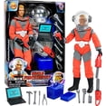 thumbnail image 2 of Haga clic en N 'Play de 12 "Astronaut Action Figurs Space Space Exploration Juego con accesorios. Click N' Play Click N' Play, 2 of 2