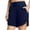 Z02-Navy, variant on GEWSEY Women's 2025 17" Swim Skirt Bottoms High Waisted Modest Bathing Suit Skirt Tummy Control Swim Bottoms Black, S