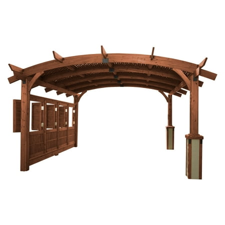 Sonoma Arched Wood Pergola - 16 X 16 Ft. - Walmart.com Sonoma Arched Wood Pergola - 16 x 16 ft. - Sonoma Arched Wood Pergola - 16 X 16 Ft. - Walmart.com