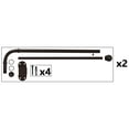 thumbnail image 4 of Urbanest Swing Arm Rods, 1/2", 24"-38", Bronze, Set of 2, 4 of 6