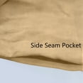 thumbnail image 6 of 2026 Linen Dresses for Women Casual Vacation T Shirt Dress Summer V Neck Short Sleeve Sundress Loose Fit Midi Dresses, 6 of 6
