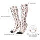 thumbnail image 4 of Fotbe Cute Christmas Hat Penguin A Calcetas Divertidas Estampadas para Hombre y Mujer, Calcetas de Algodón hasta la Rodilla para Caminar, Correr, Enfermería y Embarazo, 4 of 6