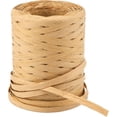 thumbnail image 1 of 656 Feet Natural Raffia Paper Ribbon Twine Strings,1/4 Inch Kraft Raffia Twine Sturdy Packing Paper Craft Ribbon for Florist Bouquets Decoration Festival Holiday Gift Wrap DIY Crafts brown, 1 of 8