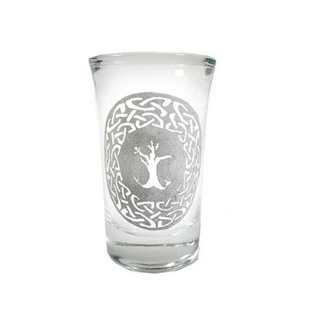 

Lyoncraft SHTL01 1.5 oz Tree Of Life Engraved Shot Glass
