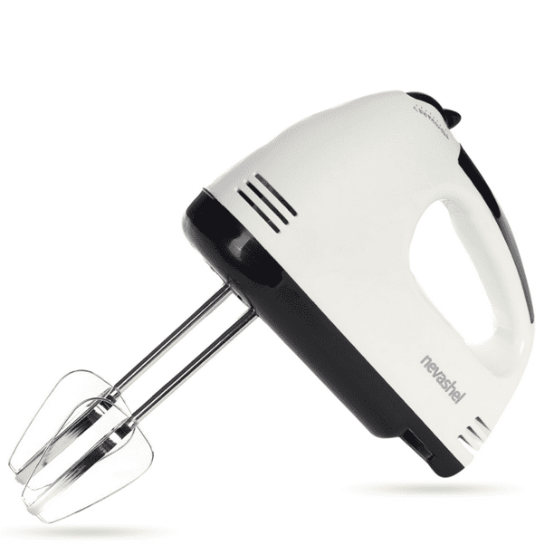 Batidora De Mano Nevashel Ad-6633b Batidora De Inmersion 7 Velocidades 260w Blanca 120v