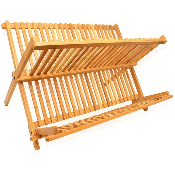 Featured image of post Walmart Bamboo Dish Rack / Check out our bamboo drying dish rack selection for the very best in unique or custom, handmade pieces from our kitchen storage shops.