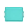 thumbnail image 4 of Mintra Unbreakable Rectangular Plastic 17.5" x 12.5" Serving Tray, Gray, 4 of 11