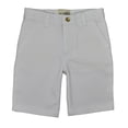 thumbnail image 1 of All&nbsp;Navy Boys Shorts in Straight Cut with Flat Front - White - 8 Years, 1 of 2