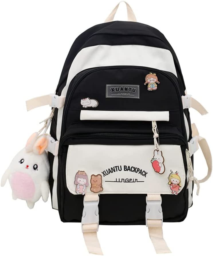 Kawaii Girls Backpack Cute Kids School Bag Large Capacity Casual