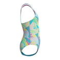 thumbnail image 2 of Speedo Girl's UV Protection Propel Back Printed One Piece Swimsuit - Mandarin Peel, Size 8, 2 of 4