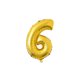 thumbnail image 2 of Monstrate 16 pulgadas Tamaño grande Oro Plata Rosa Oro Número Globo Cumpleaños Decoraciones para fiestas de bodas Globos de aluminio Niño Niño Juguete Kits de decoración para fiestas Oro seis Monstrate HA002665-06, 2 of 6