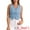 Light Blue, variant on DARING DIVA Women's Denim Vest Sleeveless Button Down Cropped Waistcoat XS Light Blue