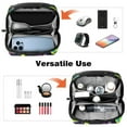 thumbnail image 6 of Alien USB Case Digital Bag Cord Organizer Box Charger Case Oxford Cloth Waterproof Electronics Storage Bag 5.9x9.44x3.14 in, 6 of 6